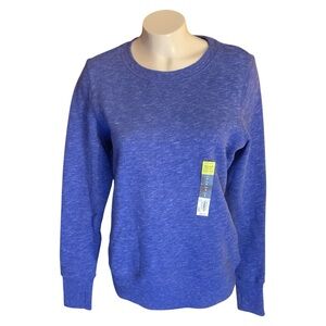 Tek Gear Blue ultra soft fleece crew neck sweatshirt